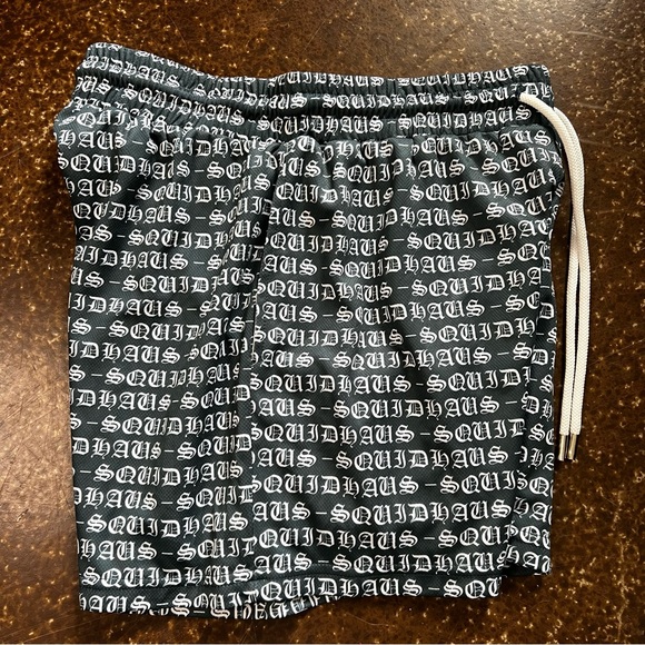 SQUIDHAUS MESH Men’s Large(L) SHORTS 6" INSEAM - OLD MONEY GREEN - Picture 11 of 12